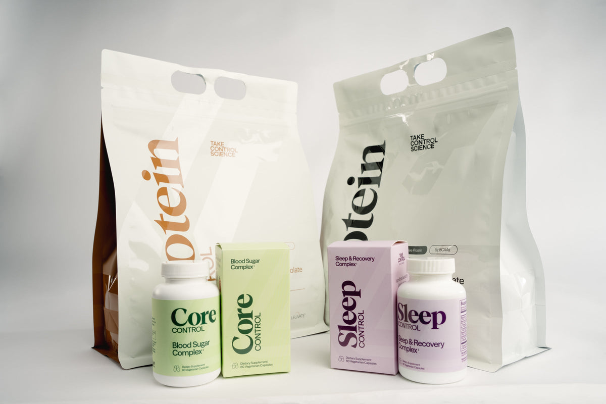 Introducing the Take Control Stack: Three Formulas. One Complete Daily Wellness Routine.