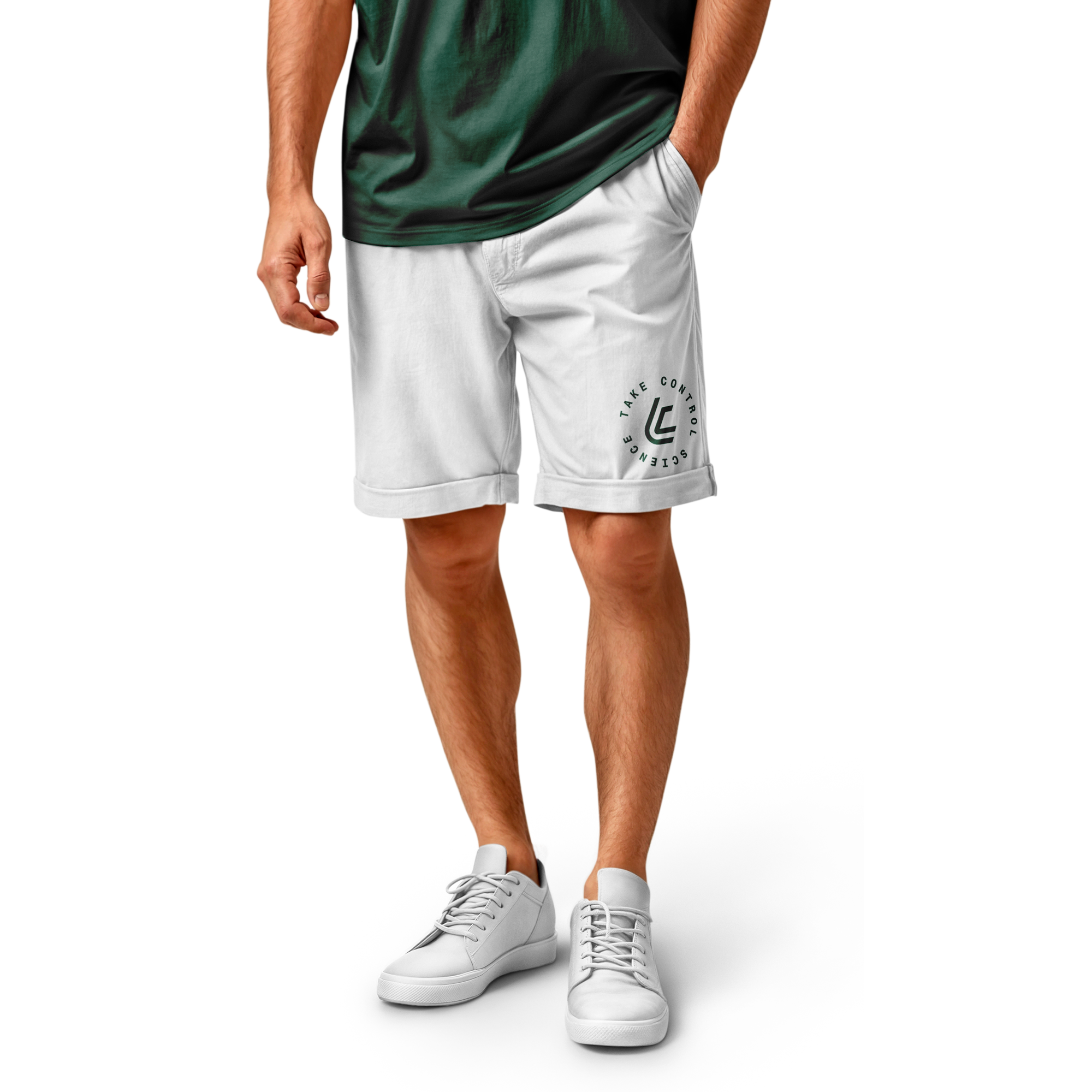 Momentum Men's Training Shorts White