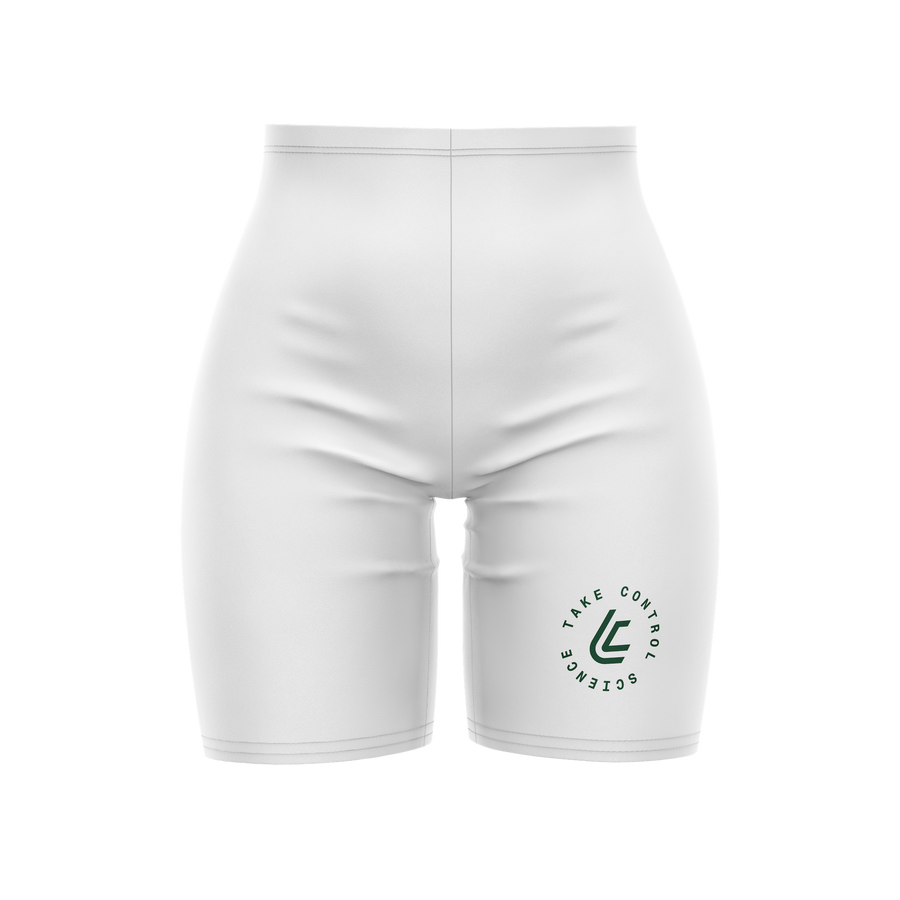 Empower Women’s Biker Short White