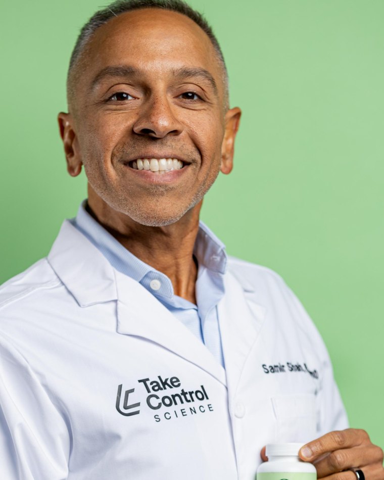 Samir Shah, PharmD, founder of Take Control Science